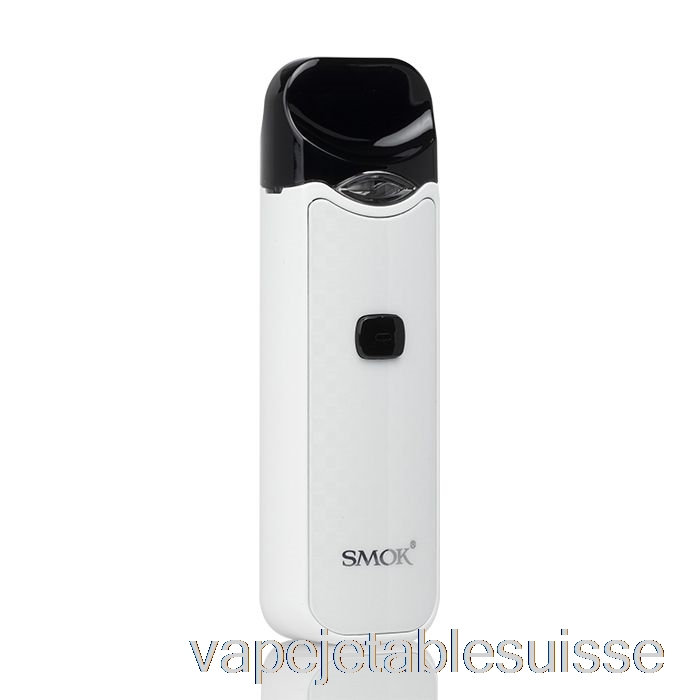 Vape Suisse Smok Nord 15w Pod Kit Fibre De Carbone Blanche